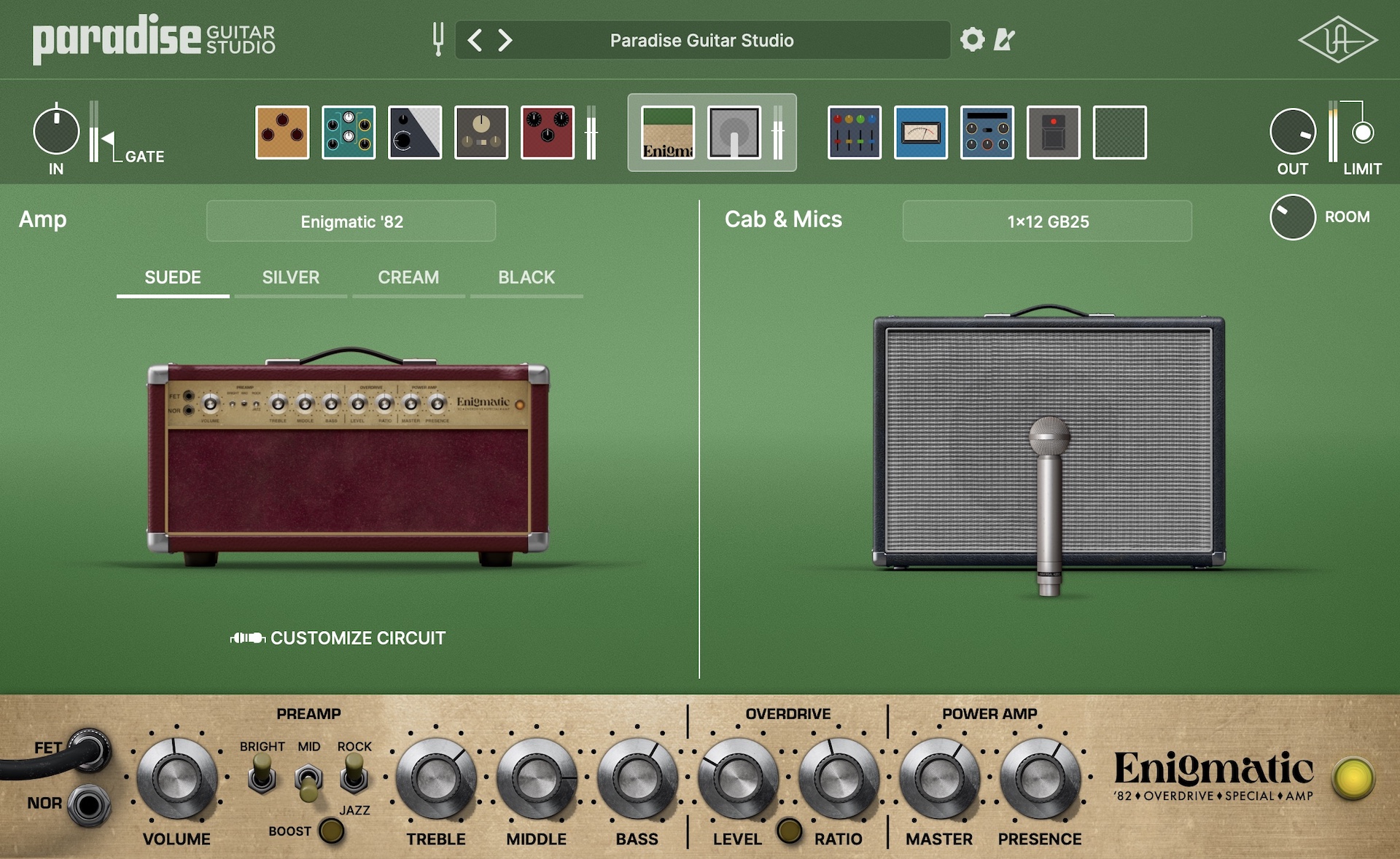 [UAD Software] Paradise Guitar Studio 출시 - GEARLOUNGE