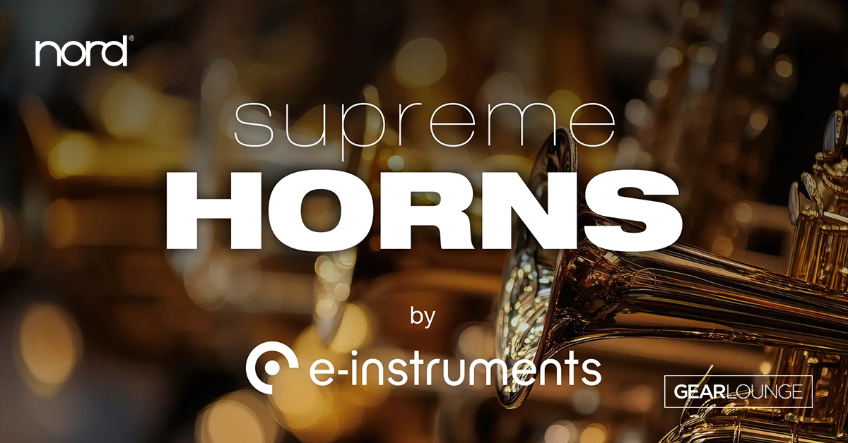 [Nord Keyboards] 신규 Nord Sample Library, Supreme Horns 출시 - GEARLOUNGE