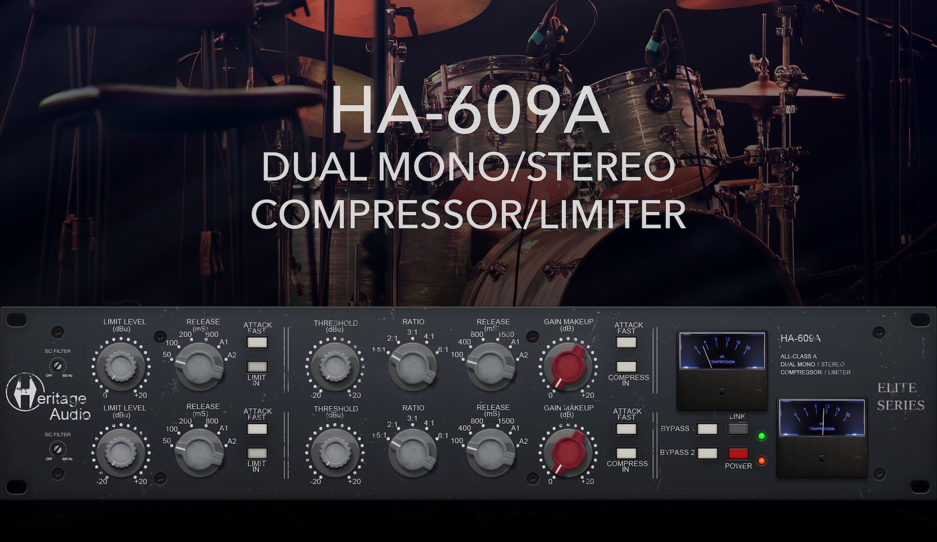 [Heritage Audio] HA-609A (Plugin) 출시 - GEARLOUNGE