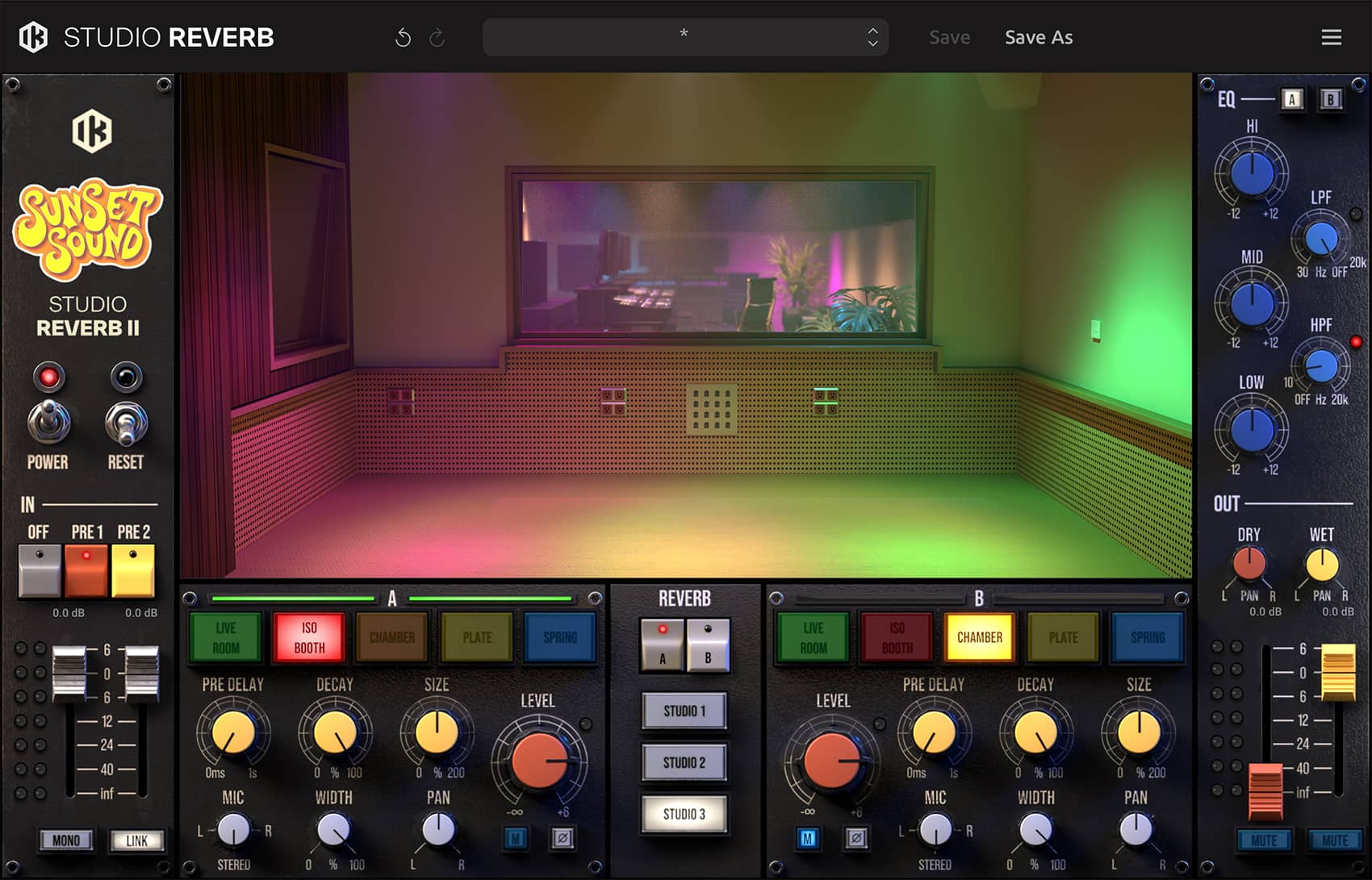 IK Multimedia Sunset Sound Studio Reverb II - GEARLOUNGE
