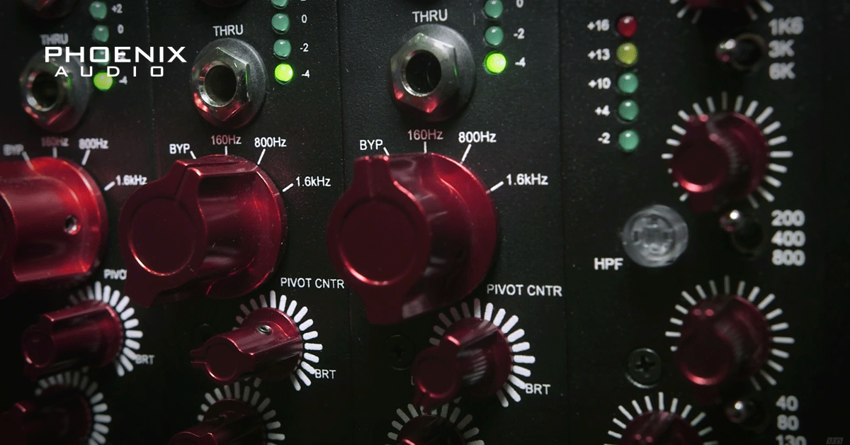 [Phoenix Audio] 500 시리즈 Tilt EQ, Pivot Tone Channel의 트랜스포머 기반 톤 컨트롤 심층 ...