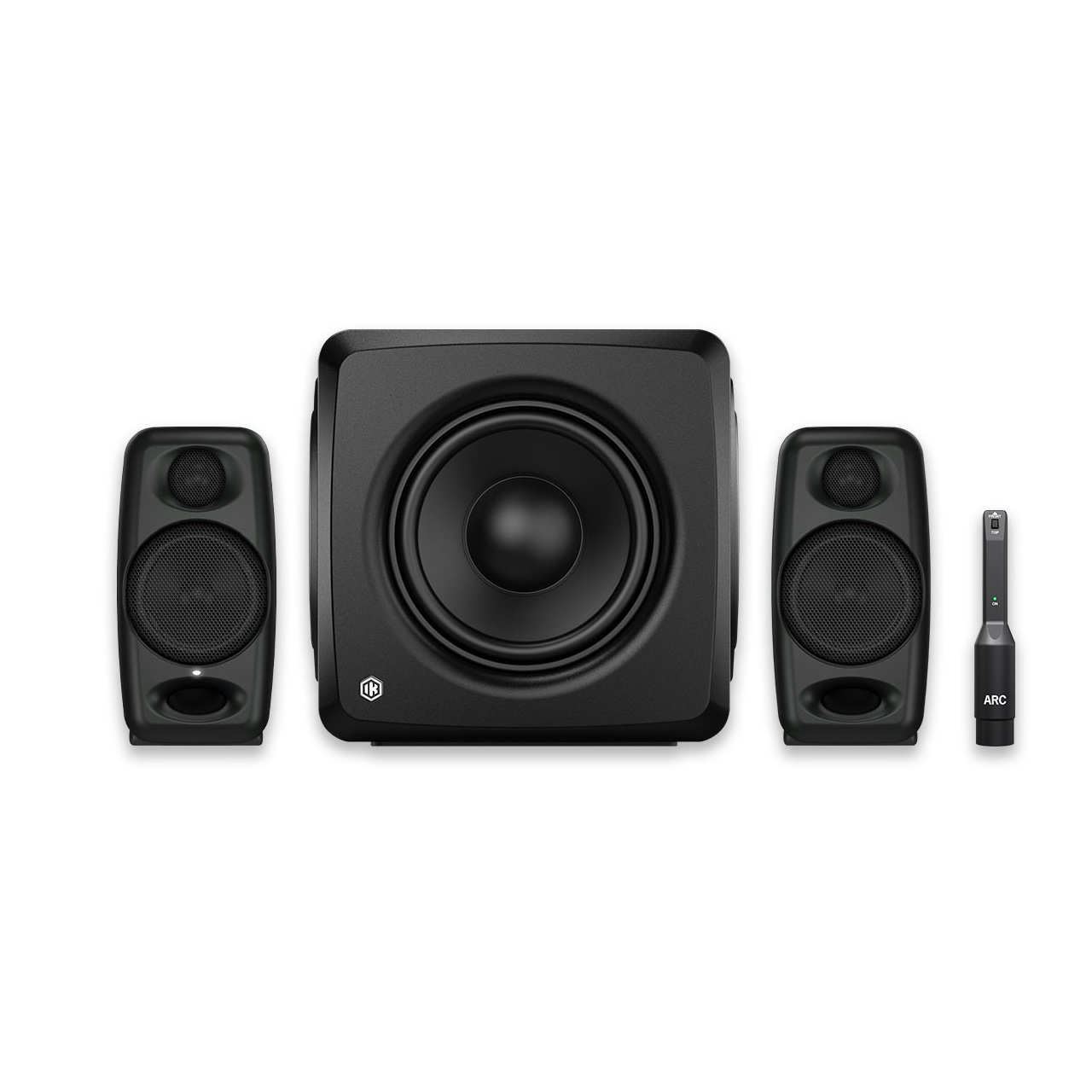IK Multimedia iLoud Micro Monitor 2.1 Bundle (Black) - GEARLOUNGE
