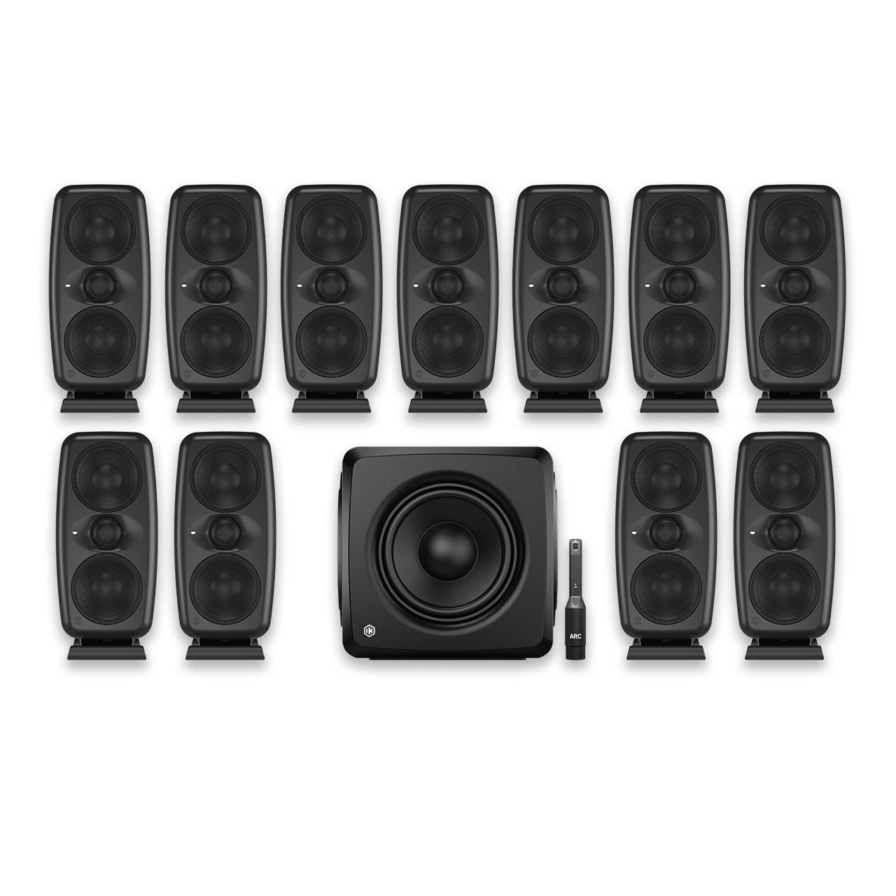 IK Multimedia iLoud MTM MKII 7.1.4 Bundle (Black) - GEARLOUNGE