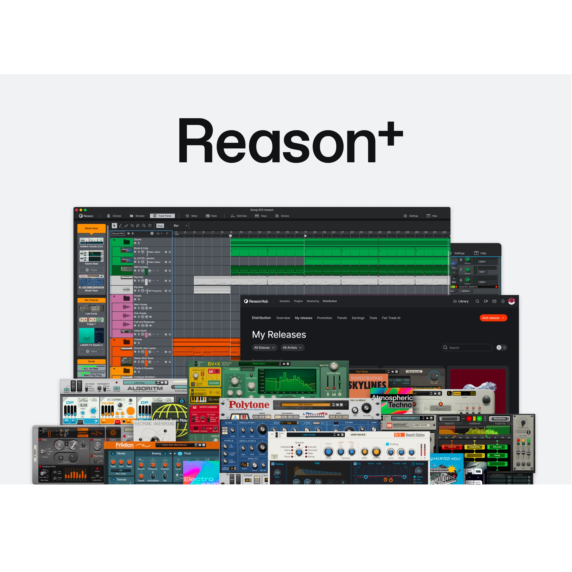 Reason Studios Reason+ [1년 구독 라이선스] - GEARLOUNGE