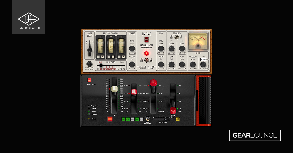 [UAD Software] EMT 140 & 250 Native 출시 - GEARLOUNGE