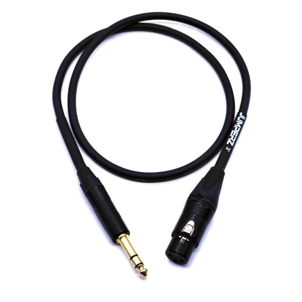 JUMPERZ Studio Gold Cable (TRSXLRf, JZGTRSXF) Gearlounge