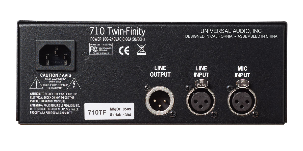 UNIVERSAL AUDIO 710 Twin-Finity メンテ済み Universal Audio 710 Twin-Finity - GEARLOUNGE