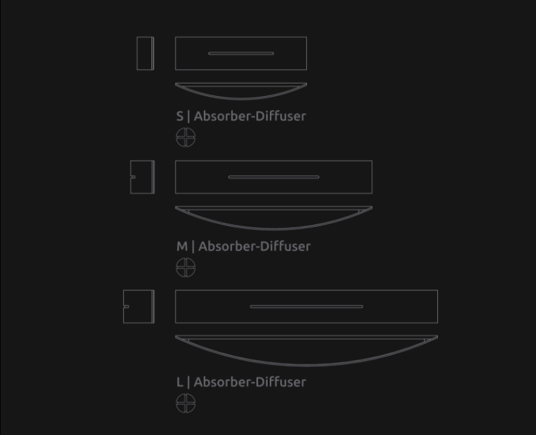 Artnovion Bow L - Hybrid Absorbers-Diffusers - Gearlounge