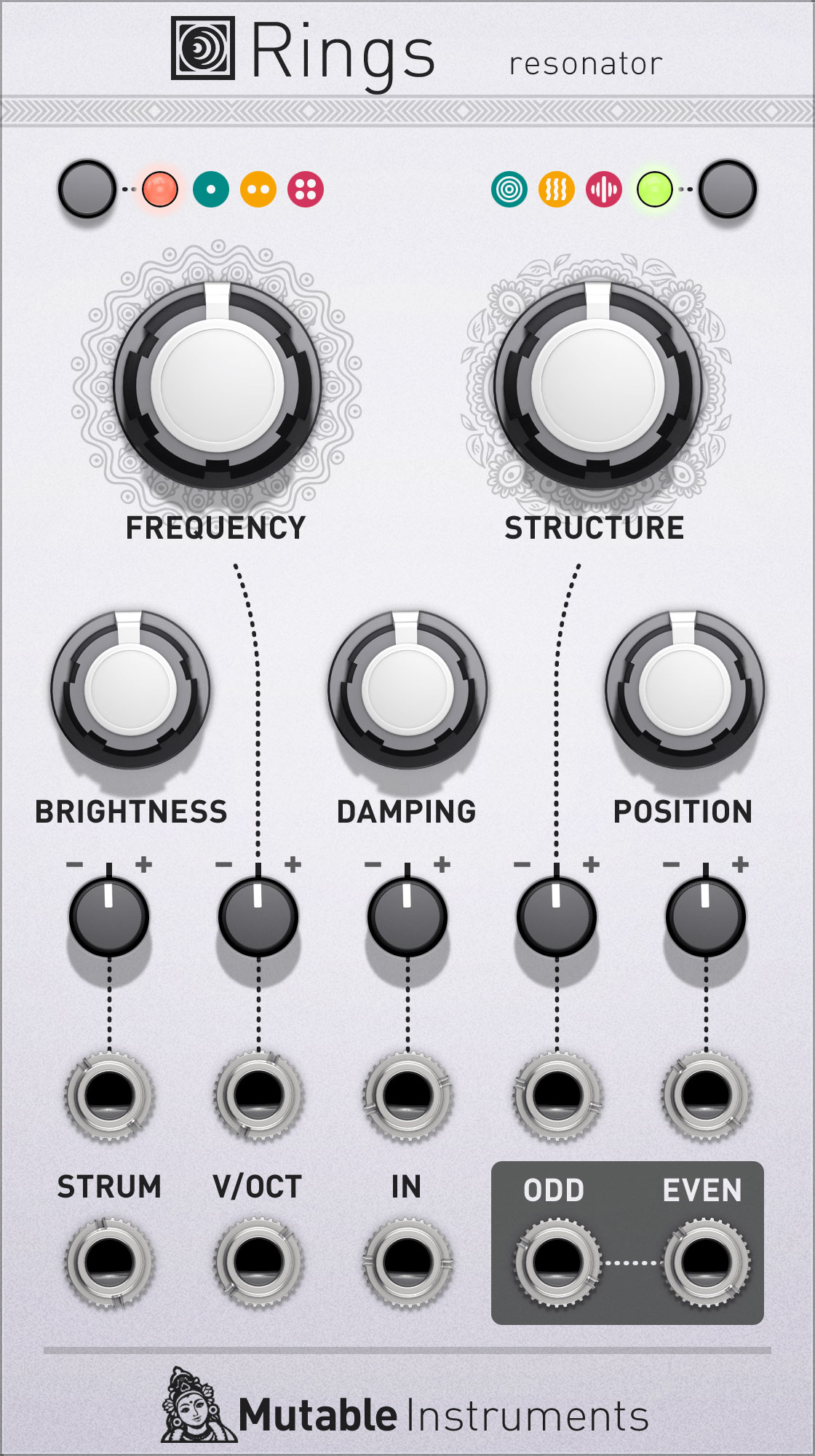 Mutable Instruments Ears 美品 ユーロラック Mutable Instruments Ears 未使用 ユーロラック
