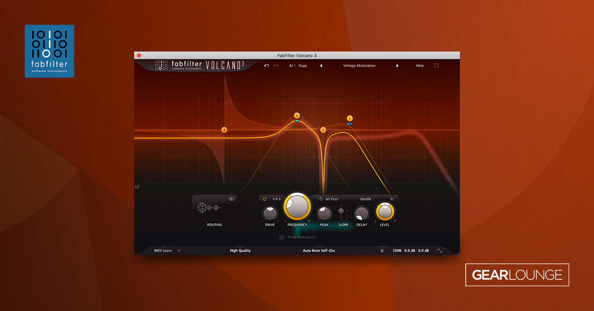 [FabFilter] Volcano 3 출시 - GEARLOUNGE