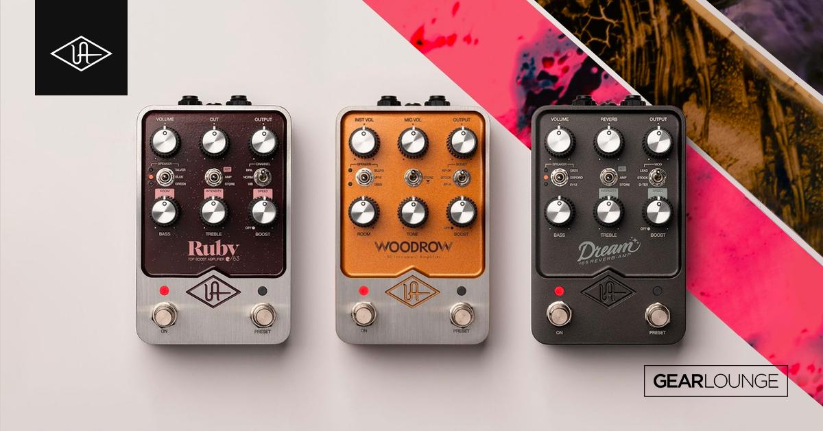[UA] UAFX Amp Pedals 리뷰 (by Sound On Sound) Gearlounge