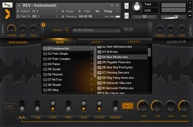 Output REV - Gearlounge