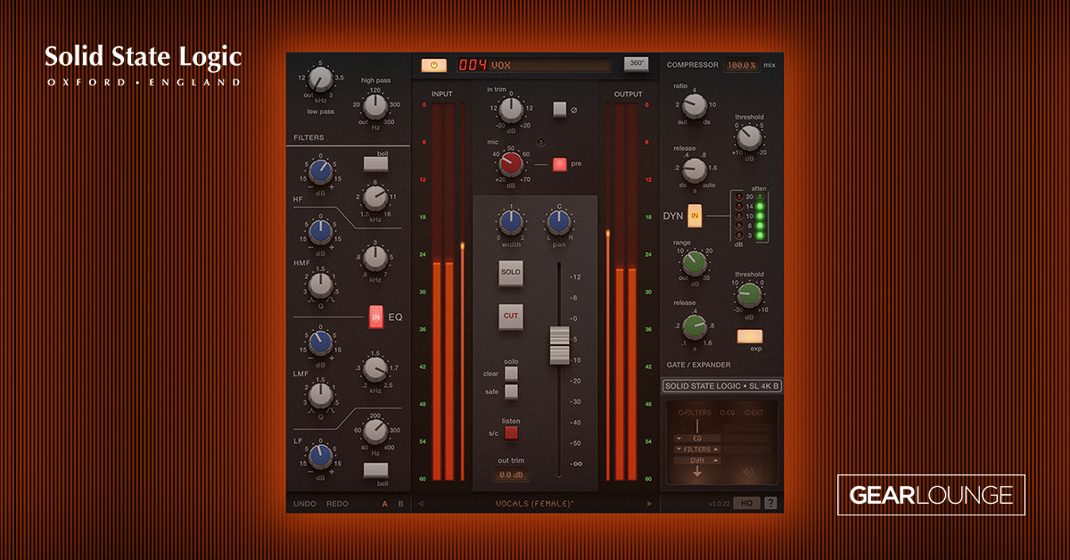 [Solid State Logic] SSL 360° 플러그인 4K B 출시 - Gearlounge