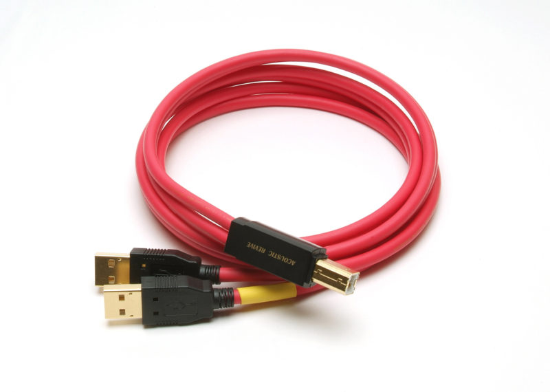 Acoustic Revive R-AU1-SP USB Cable (USB A (x2) <> B) - GEARLOUNGE