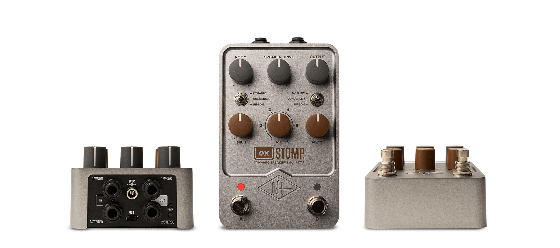 Universal Audio UAFX OX Stomp Dynamic Speaker Emulator Gearlounge