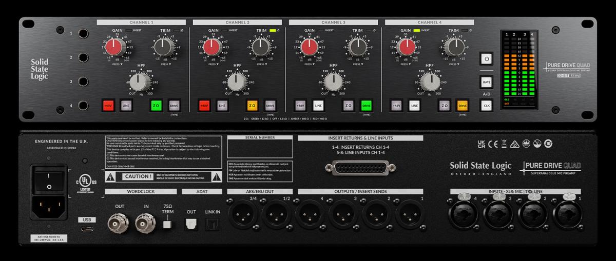 Solid State Logic Pure Drive Quad - GEARLOUNGE