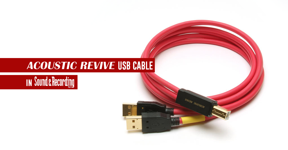 DTM・DAW acoustic revive USB 6moons audio reviews: Acoustic Revive USB cables