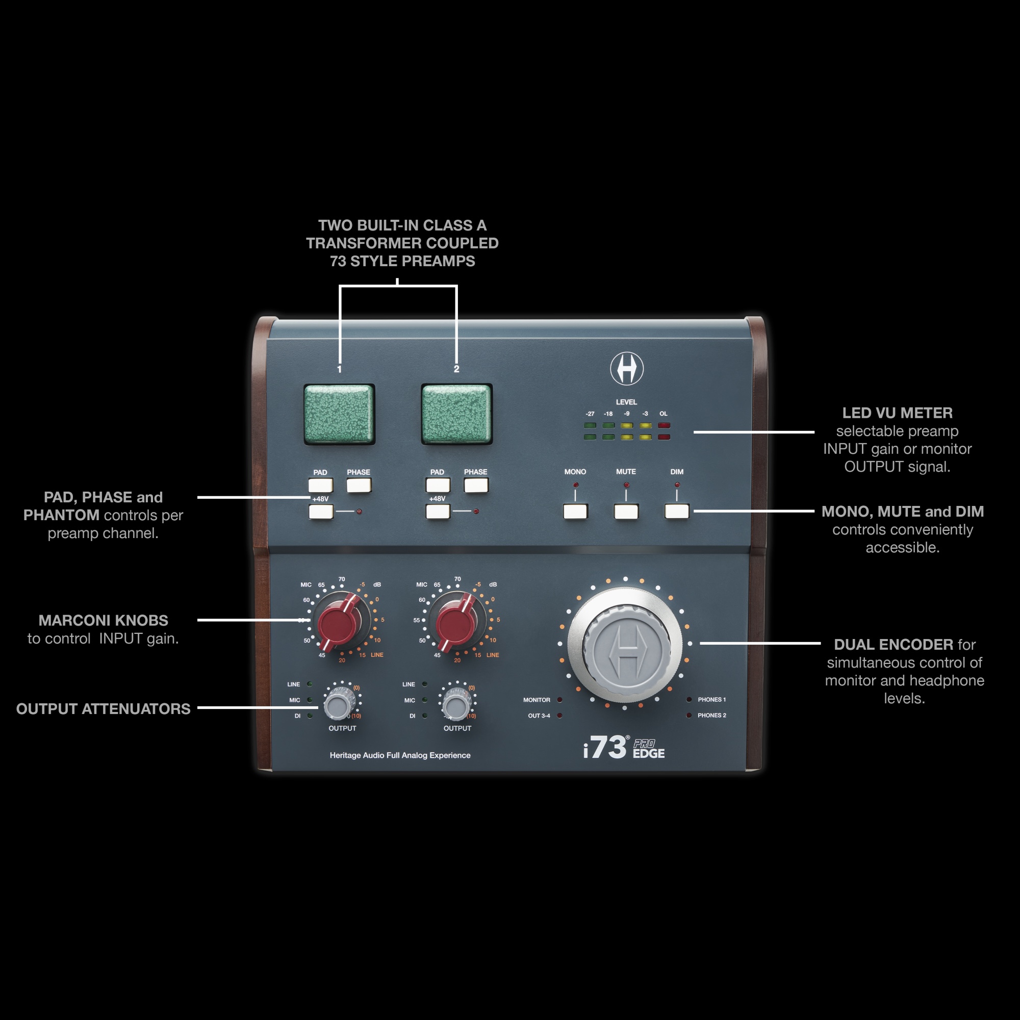 Heritage Audio i73 PRO EDGE Gearlounge