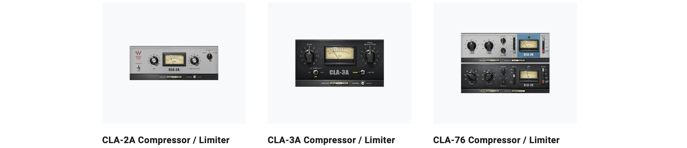 Waves CLA Classic Compressors - GEARLOUNGE