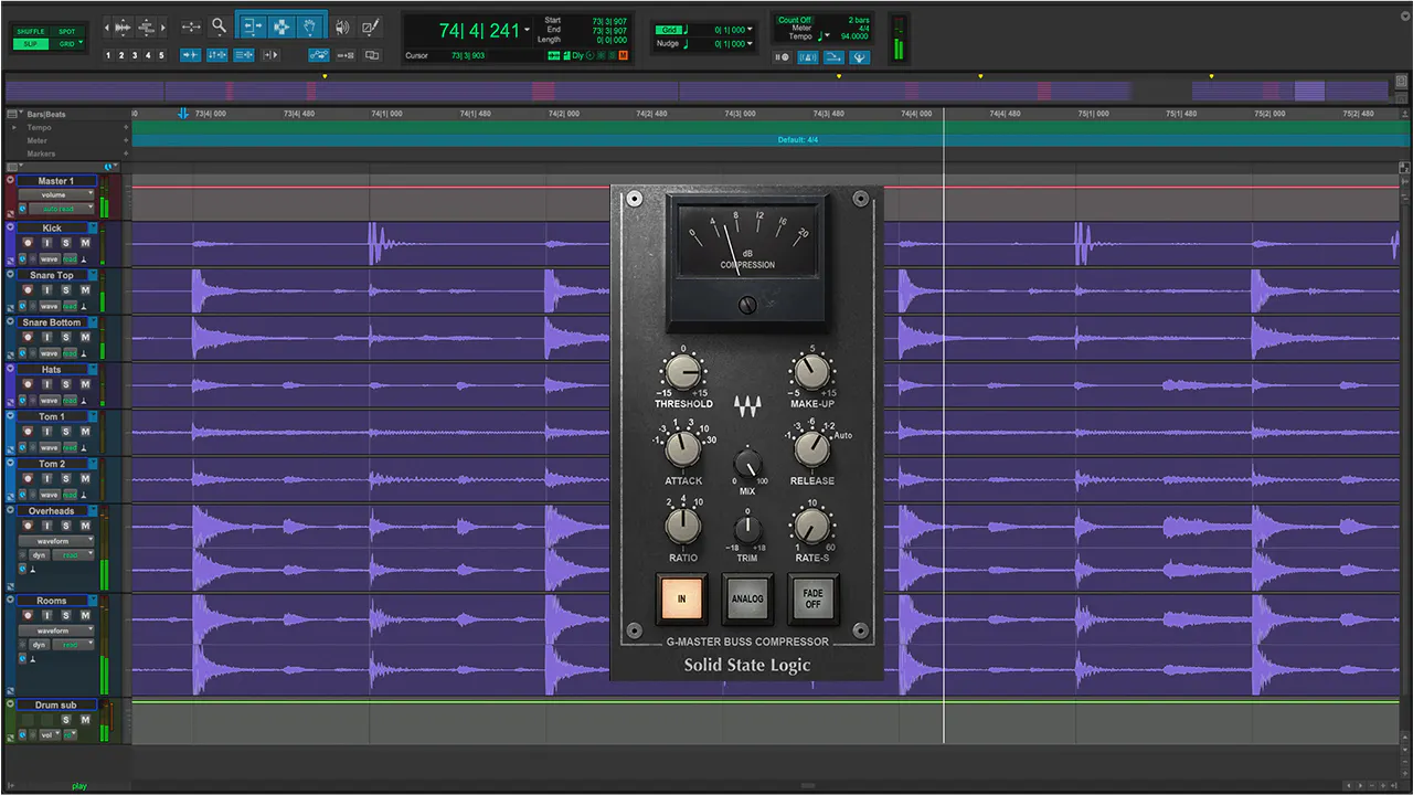 Waves SSL G-Master Buss Compressor - GEARLOUNGE
