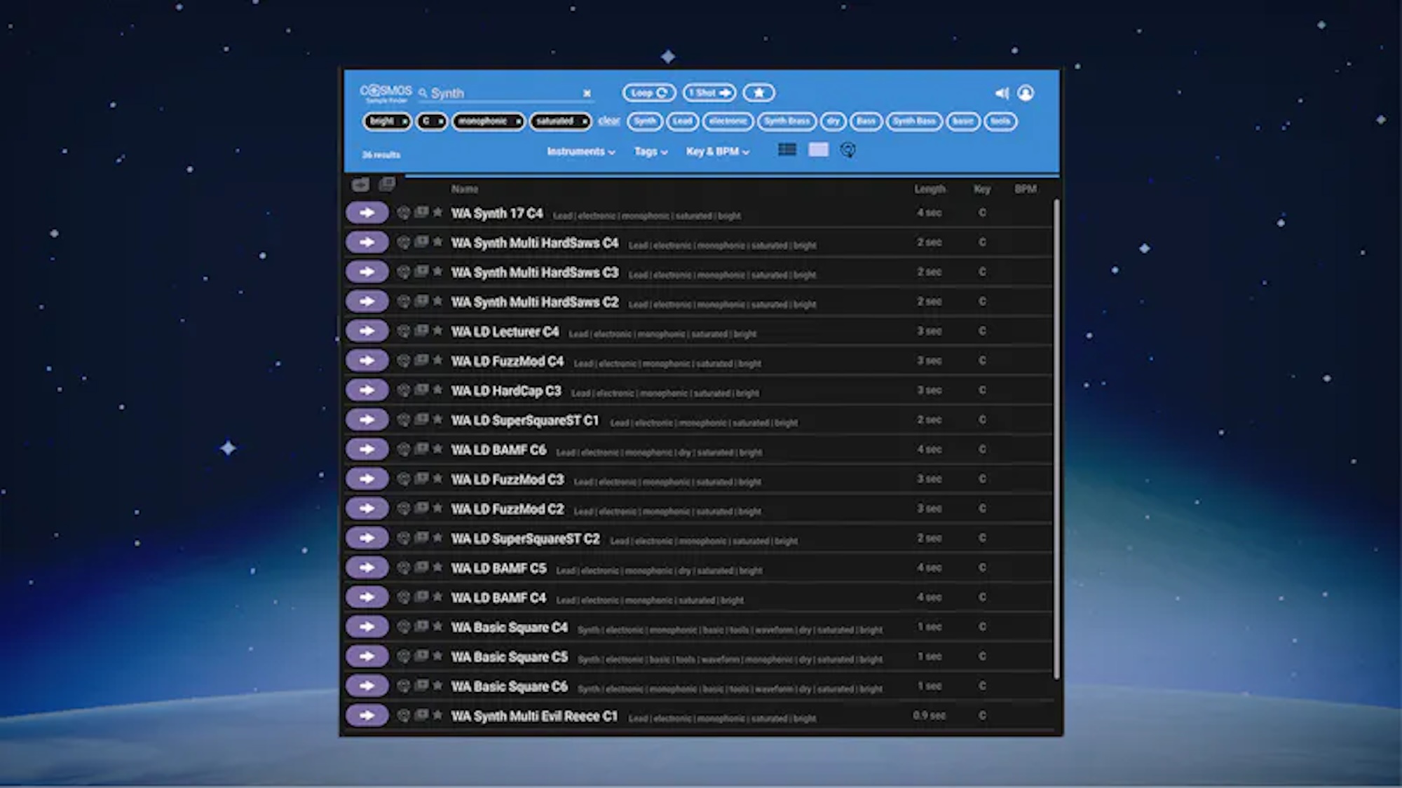 Waves COSMOS Sample Finder - GEARLOUNGE