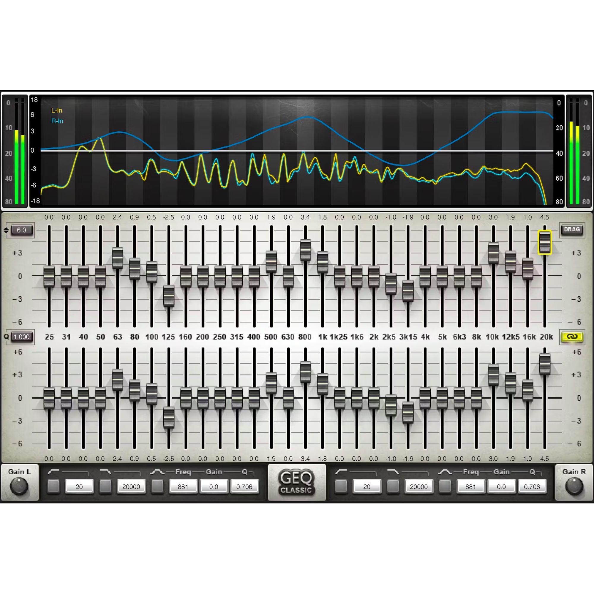 Waves GEQ Graphic Equalizer - GEARLOUNGE
