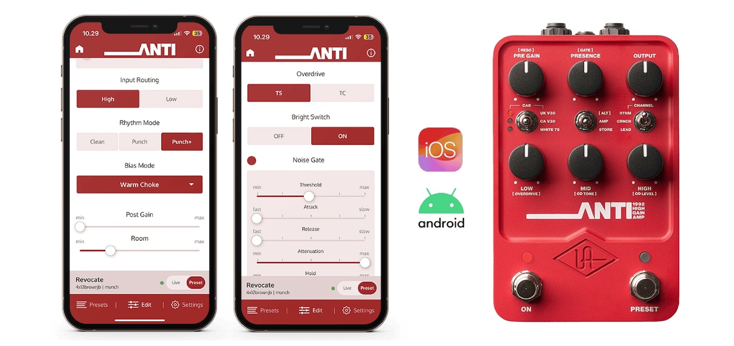 Universal Audio UAFX ANTI 1992 High Gain Amp - Gearlounge