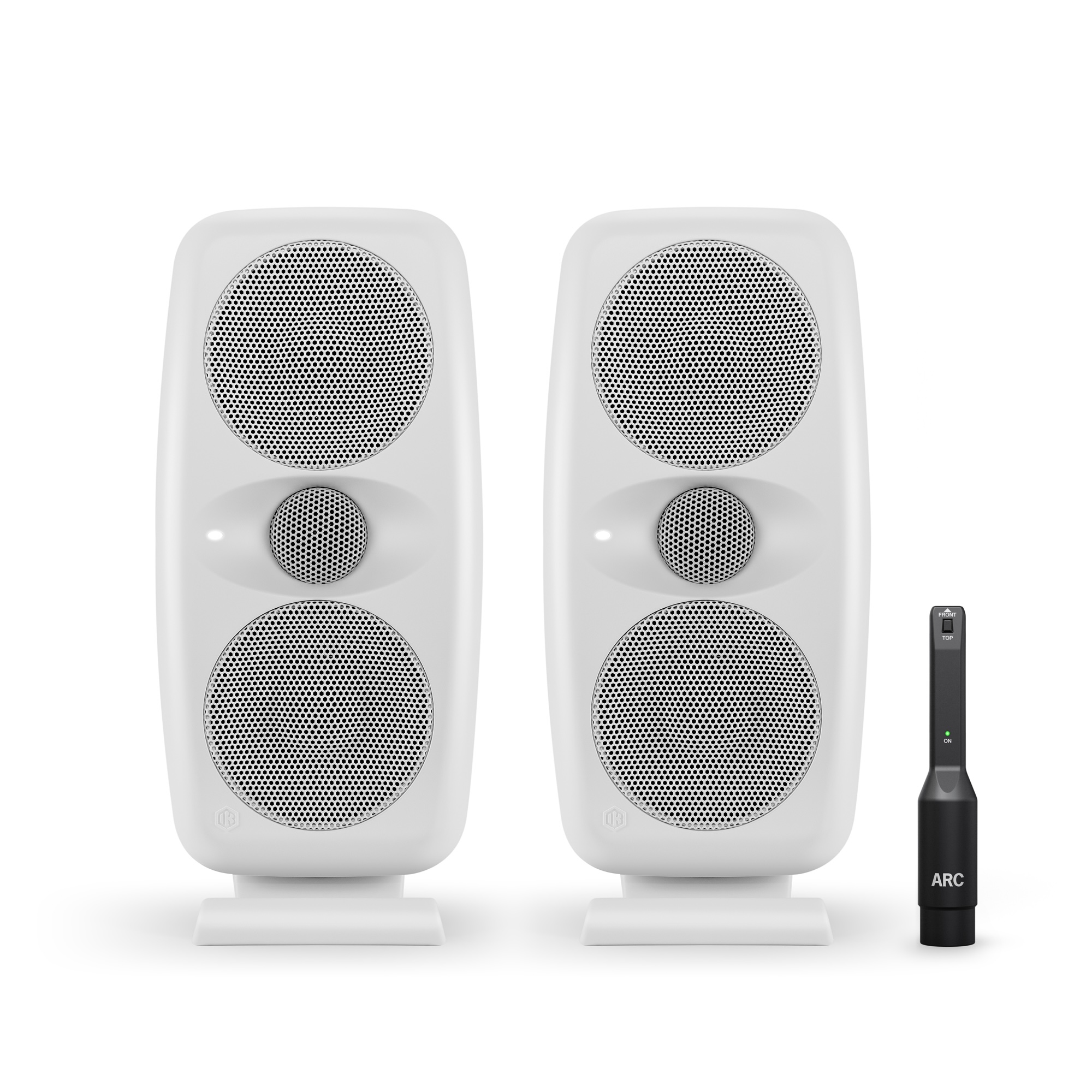 IK Multimedia iLoud MTM MKII White (Pair Bundle) - GEARLOUNGE