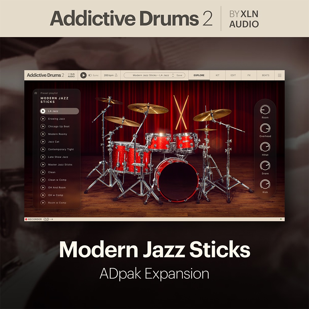 XLN Audio Addictive Drums 2 - Modern Jazz Sticks - GEARLOUNGE