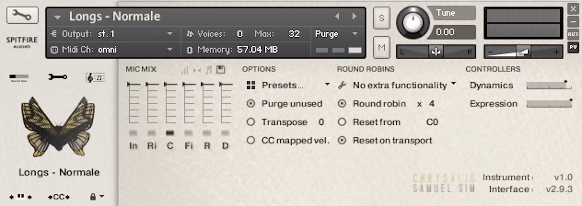 Spitfire Audio Samuel Sim - Chrysalis - GEARLOUNGE