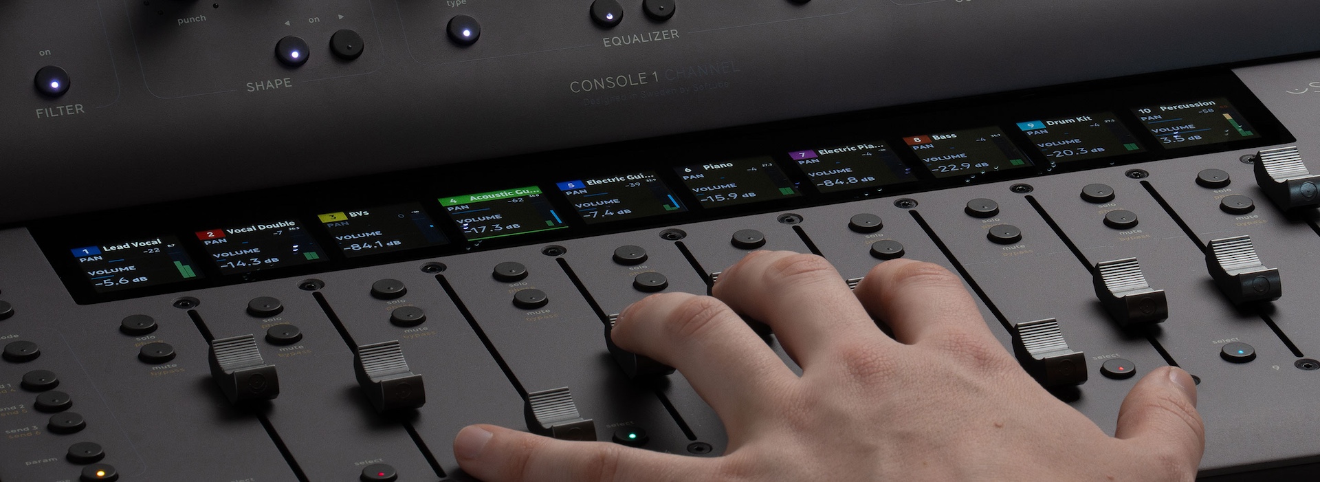 [Softube] Cubase, Nuendo, Pro Tools를 위한 Console 1 다이렉트 DAW 컨트롤 업데이트 ...