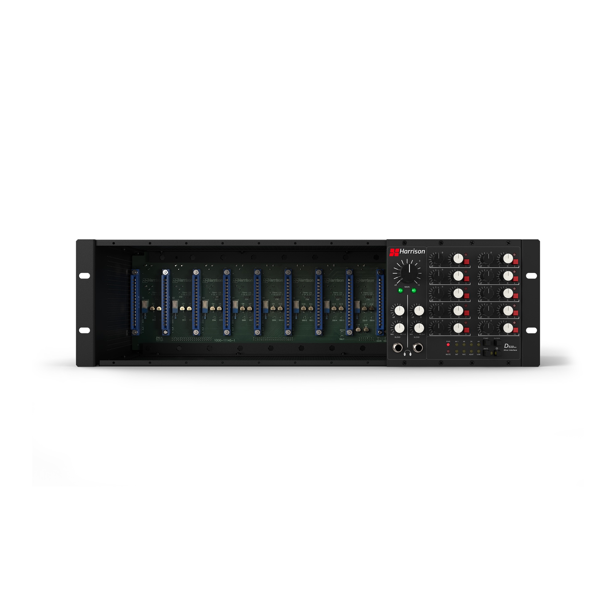 Harrison Audio Harrison 500 Rack with Dante Card and Mixer - GEARLOUNGE