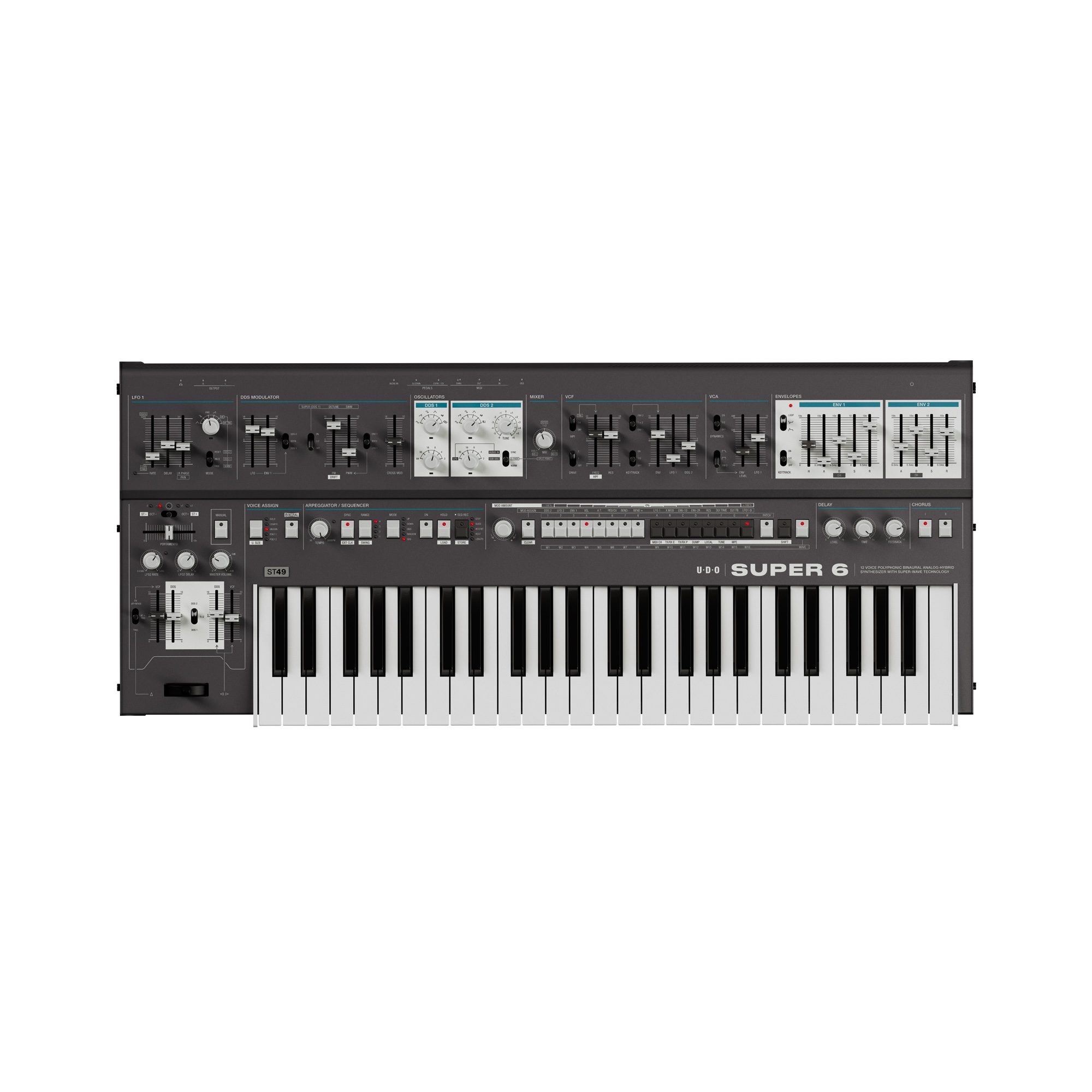 UDO Audio Super 6 ST49 Black - GEARLOUNGE