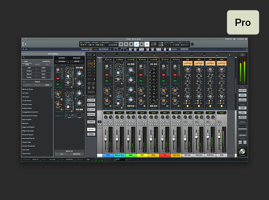 UAD Software LUNA - 무료 다운로드 - GEARLOUNGE