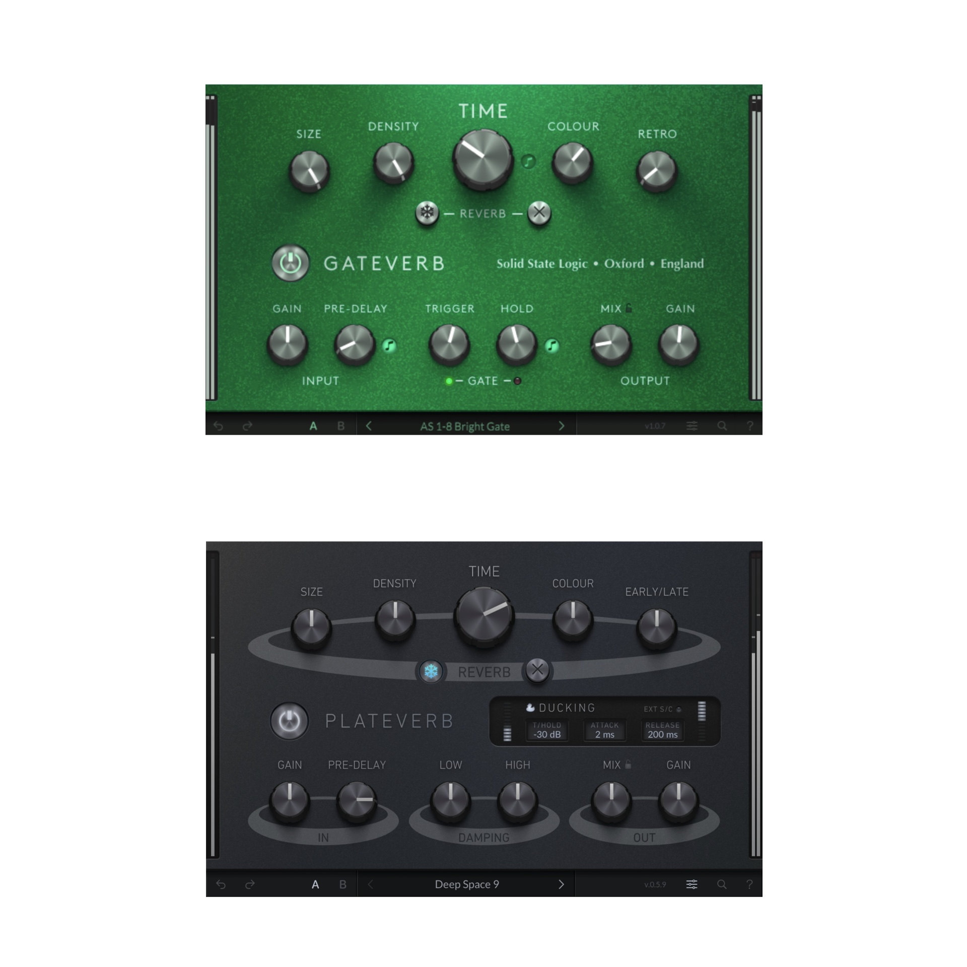 Solid State Logic GateVerb and PlateVerb - GEARLOUNGE
