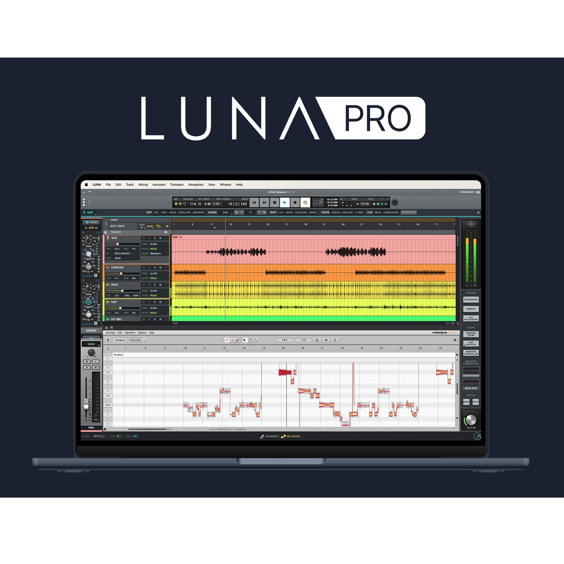 UAD Software LUNA Pro 2.0 - GEARLOUNGE