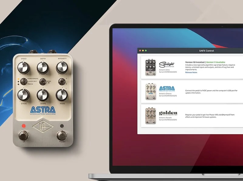 UAFX ASTRA MODULATION MACHINE 中古 UAFX Astra Modulation Machine - Universal Audio | Hookup, Inc