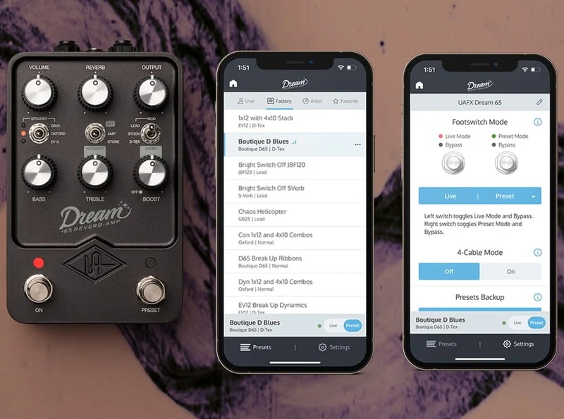 Universal Audio UAFX Dream '65 Reverb Amplifier - GEARLOUNGE